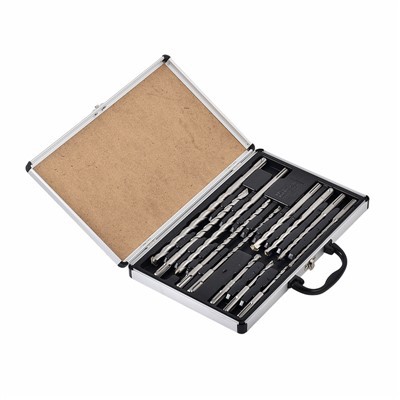 12PCS SDS PLUS Hammer Drill Bit Set for Concrete